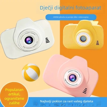 X300 dječja digitalna kamera s prednjom i stražnjom dvostrukom kamerom, memorijska kartica za pohranu, model 2024