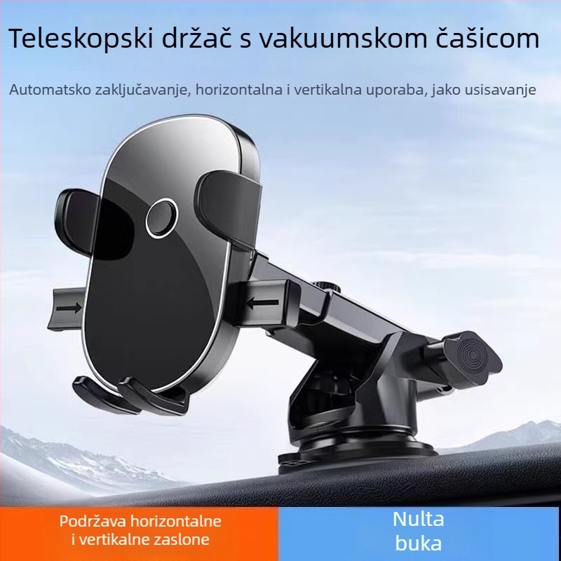 Visokokvalitetni držač za mobitel u automobilu s gravitacijskim mehanizmom, automatski i tiši, univerzalni