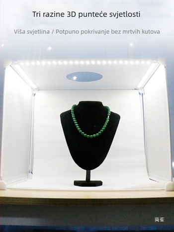 LED kutija za fotografiju nakita s mekanim osvjetljenjem za video snimanje
