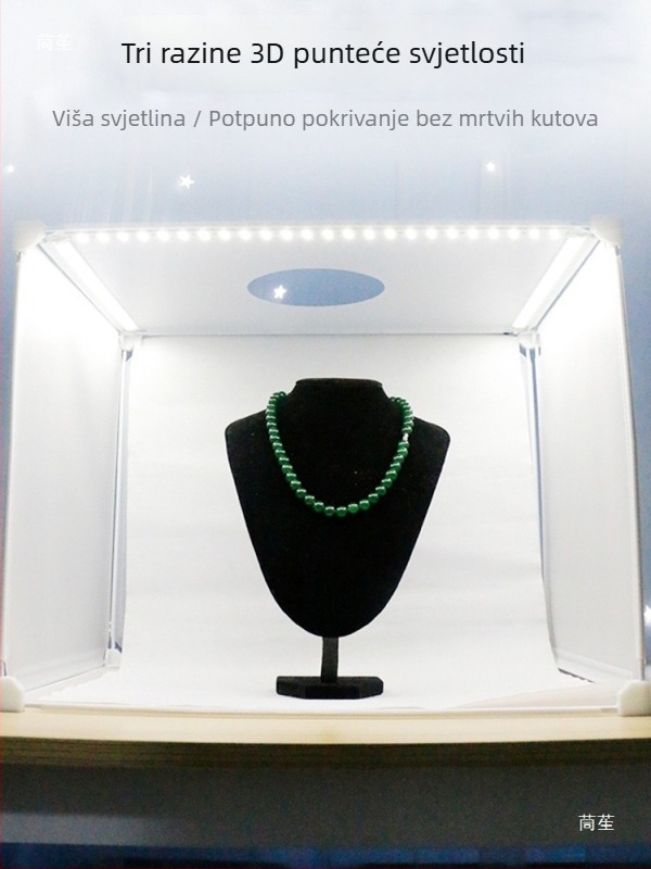 LED kutija za fotografiju nakita s mekanim osvjetljenjem za video snimanje