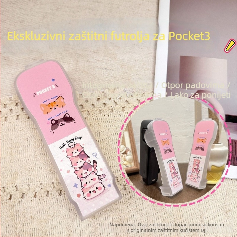 Feishuo Gornji zaštitni poklopac za DJI Pocket3 – Zaštita zaslona Osmo Pocket, materijal PCS, podrška tisku logotipa, pakiranje sadrži zaštitni poklopac