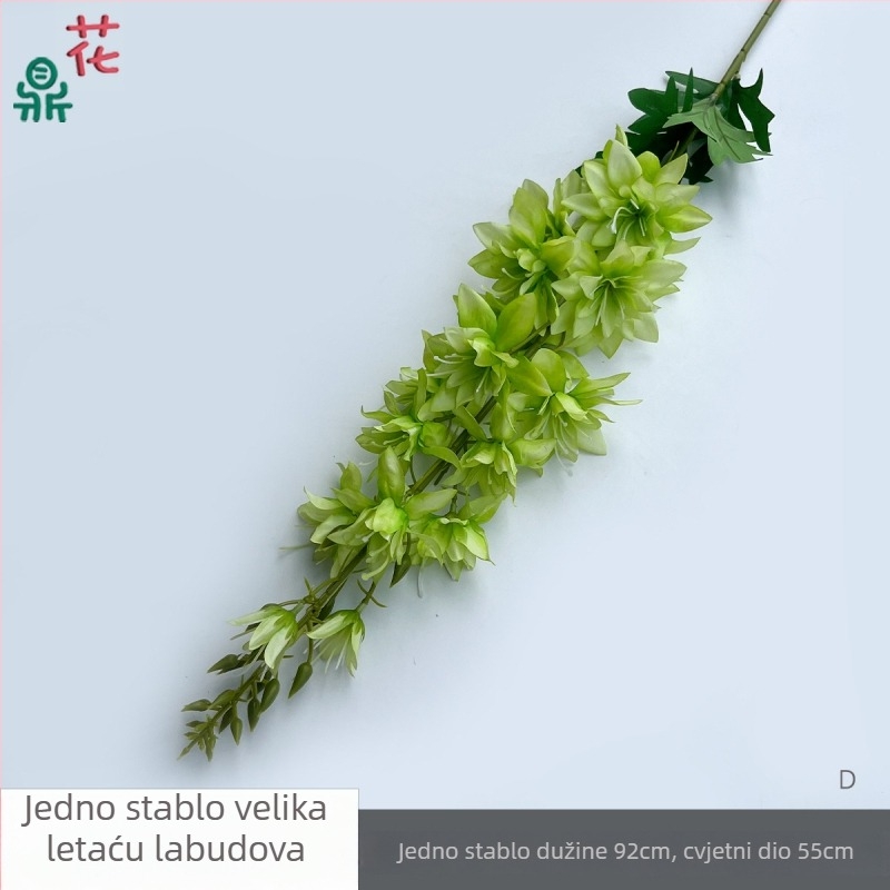 Jedan veliki svileni cvijet u obliku lastavice – ljubičasta, dekor za pozornicu i prolaz na vjenčanje, rekviziti za foto-studio (Materijal: svila; Namjena: vjenčanje; Brend: Drugi)