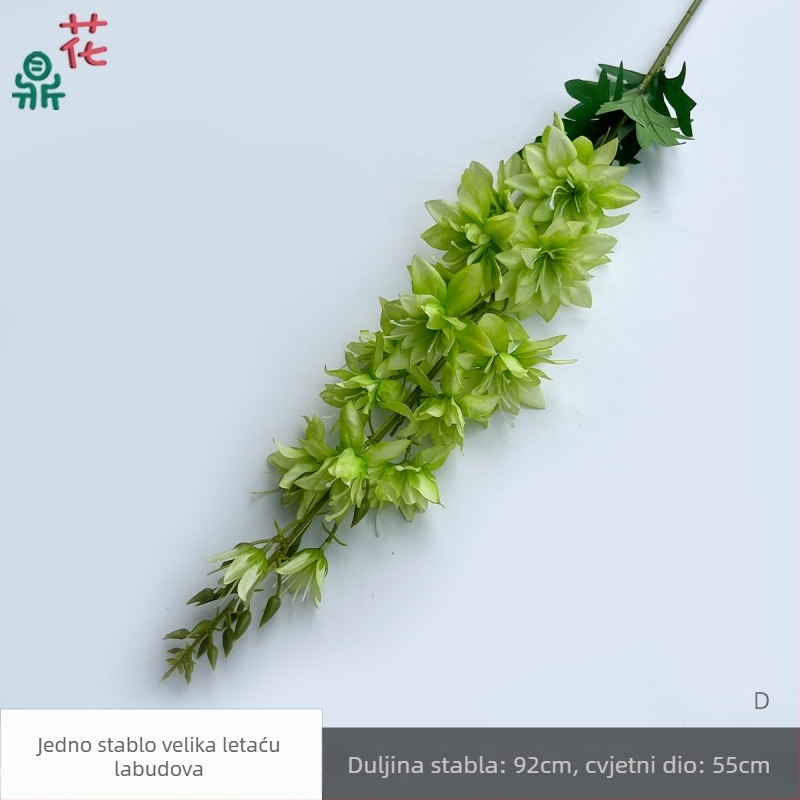 Jedan veliki svileni cvijet u obliku lastavice – ljubičasta, dekor za pozornicu i prolaz na vjenčanje, rekviziti za foto-studio (Materijal: svila; Namjena: vjenčanje; Brend: Drugi)