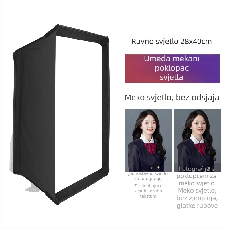 Metalno sjenilo za rasvjetu za fotografiju s E27 utičnicom – rekvizita studija