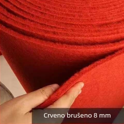 Veliki tepih za dnevni boravak, debeli prugasti dizajn, otporan na mrlje, pogodan za fotografski studio, ured i spavaću sobu