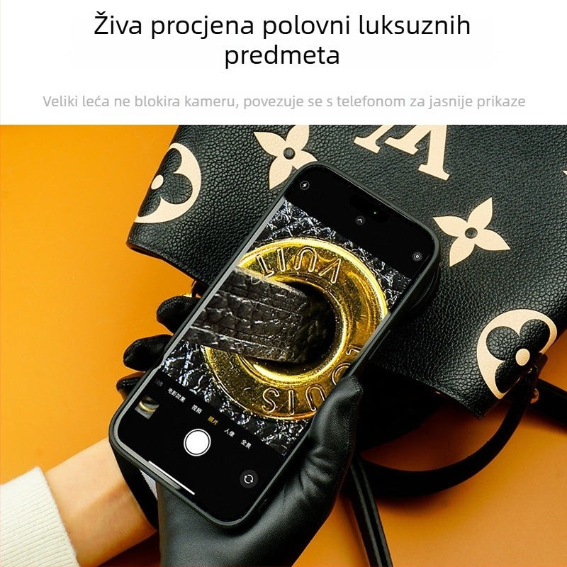 Lupa – Baister, model Apple phone case + macro