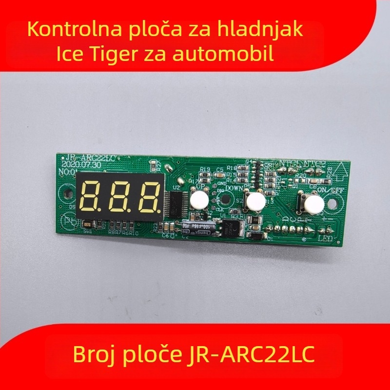Kontrolna ploča za automobilsku hladnjak - zaslon, matična ploča, napajanje (Objem do 5 L)