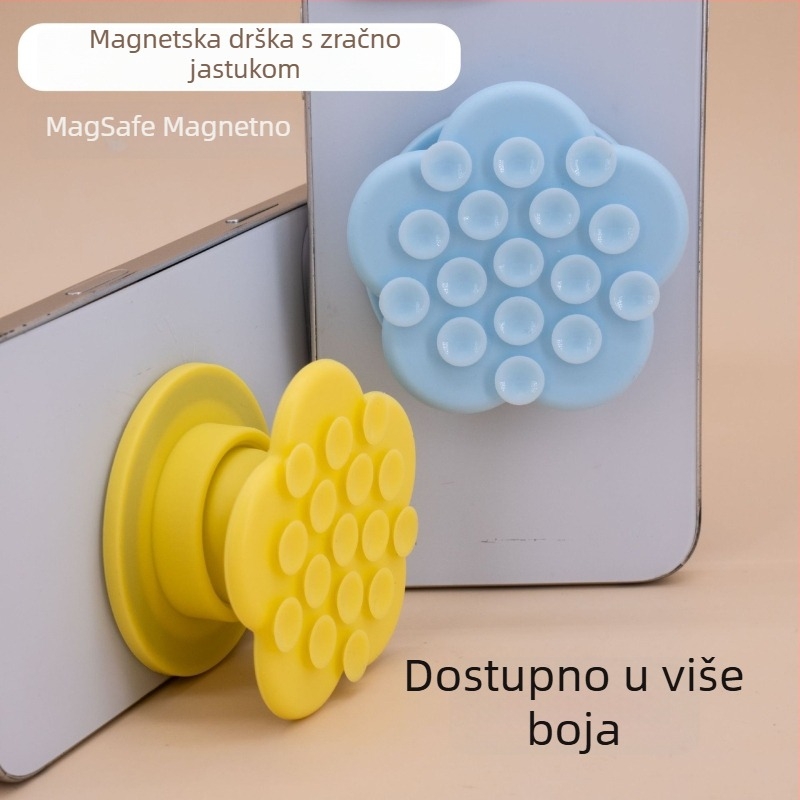 Držač za mobitel od silikona u obliku cvijeta s magnetskim stalkom, univerzalna kompatibilnost, za noćni ormarić