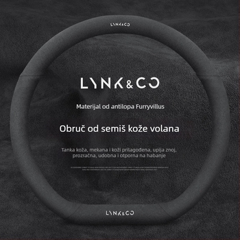 Set navlaka za volan od velurovene kože, cijele sezone, montaža prilagođena vozilu, univerzalna kompatibilnost