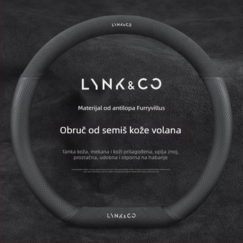 Set navlaka za volan od velurovene kože, cijele sezone, montaža prilagođena vozilu, univerzalna kompatibilnost