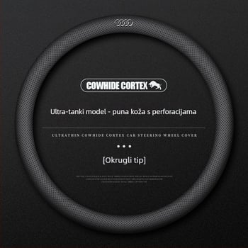 Kožna navlaka za volan za Audi – promjer 38 cm, četiri sezone, jednostavan stil, kompatibilan s A4L, A6, A3, A5, A7, A8, Q2L, Q3, Q5, Q7, Q8