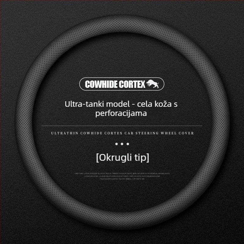 Kožna navlaka za volan za Audi – promjer 38 cm, četiri sezone, jednostavan stil, kompatibilan s A4L, A6, A3, A5, A7, A8, Q2L, Q3, Q5, Q7, Q8