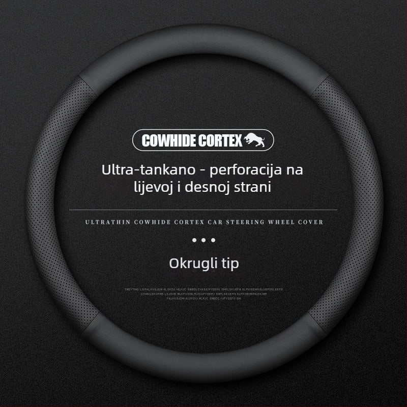 Kožna navlaka za volan za Audi – promjer 38 cm, četiri sezone, jednostavan stil, kompatibilan s A4L, A6, A3, A5, A7, A8, Q2L, Q3, Q5, Q7, Q8