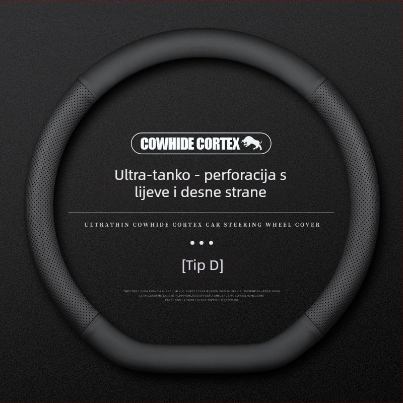 Kožna navlaka za volan za Audi – promjer 38 cm, četiri sezone, jednostavan stil, kompatibilan s A4L, A6, A3, A5, A7, A8, Q2L, Q3, Q5, Q7, Q8