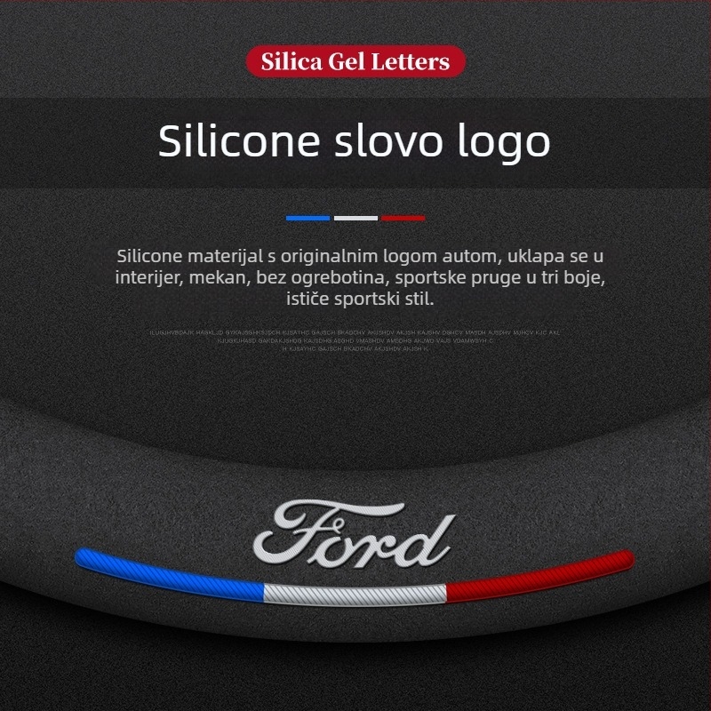 Navlaka za volan Ford – Plaid Wave semiš, univerzalna ugradnja, sve sezone