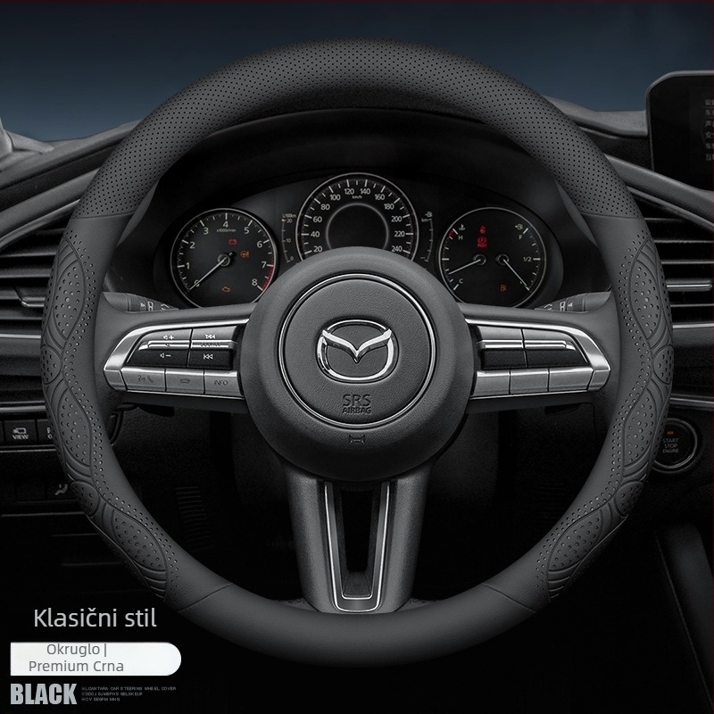 Mazda navlaka za volan, sportski stil, sve sezone, prilagođeno pristajanje