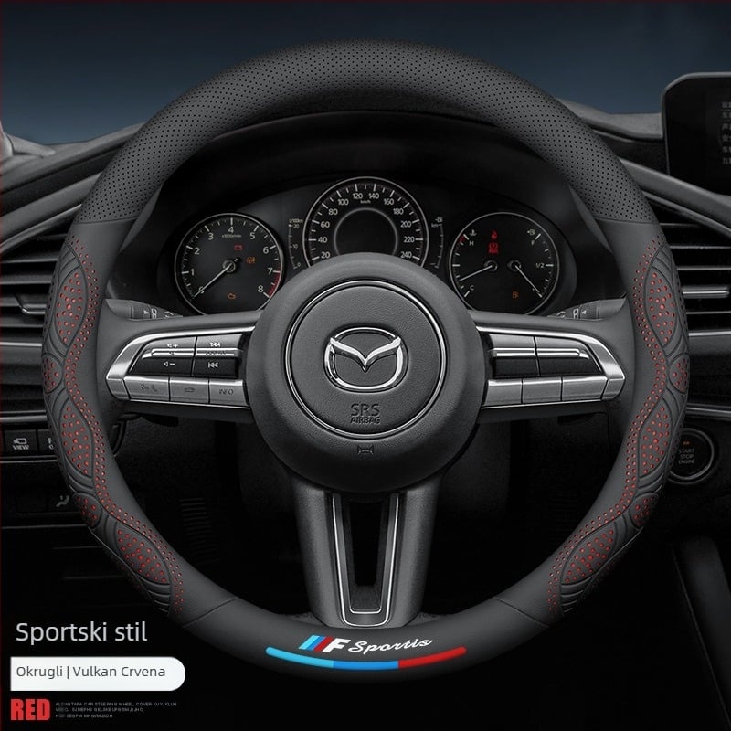 Mazda navlaka za volan, sportski stil, sve sezone, prilagođeno pristajanje