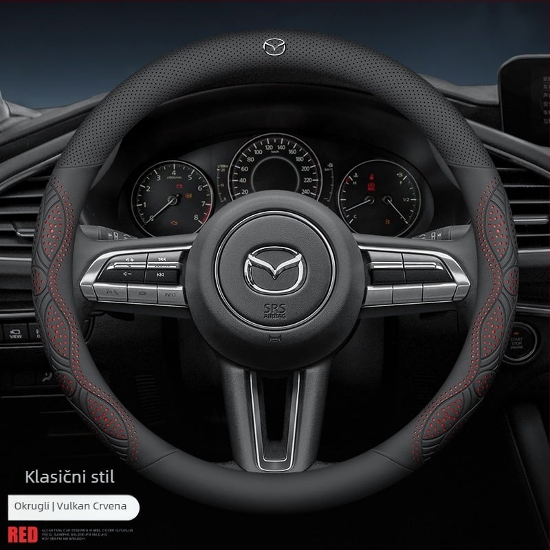 Mazda navlaka za volan, sportski stil, sve sezone, prilagođeno pristajanje