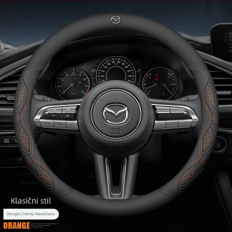 Mazda navlaka za volan, sportski stil, sve sezone, prilagođeno pristajanje