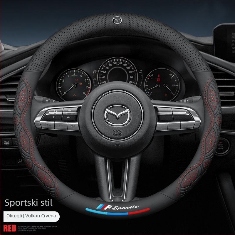 Mazda navlaka za volan, sportski stil, sve sezone, prilagođeno pristajanje