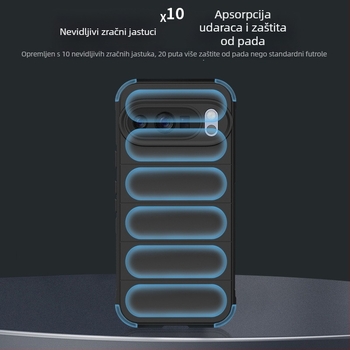 Kućište za Google Pixel 10A s dojmom kože i magijskim štitom zaštite, novi model, zaštita od pada s zračnim jastukom za Pixel 6/7/8/9