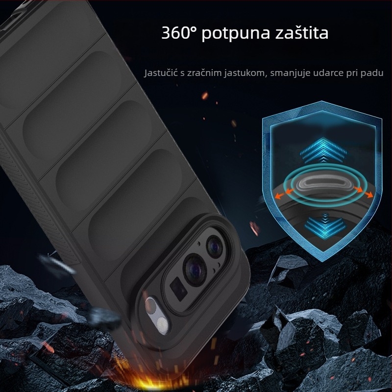 Kućište za Google Pixel 10A s dojmom kože i magijskim štitom zaštite, novi model, zaštita od pada s zračnim jastukom za Pixel 6/7/8/9