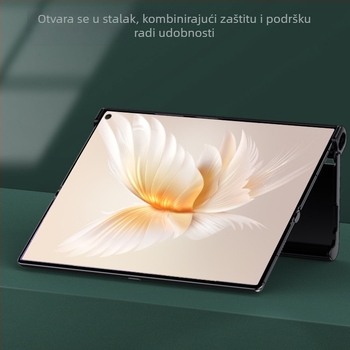 Kućište za telefon Honor Glory VPurse sa zaštitom sklopivog zaslona, Bracket stil, prava koža, otpornost na pad, kompatibilno s Glory (Brand YUGOIF; Materijal: Prava koža; Funkcija: Otpornost na pad; Kompatibilnost: Glory; Stil: Bracket)