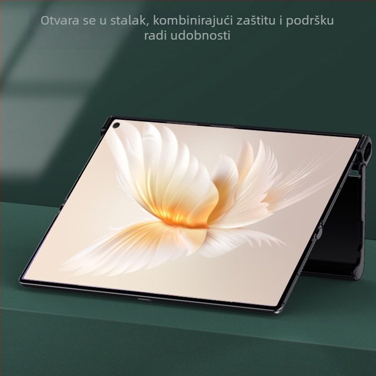 Kućište za telefon Honor Glory VPurse sa zaštitom sklopivog zaslona, Bracket stil, prava koža, otpornost na pad, kompatibilno s Glory (Brand YUGOIF; Materijal: Prava koža; Funkcija: Otpornost na pad; Kompatibilnost: Glory; Stil: Bracket)