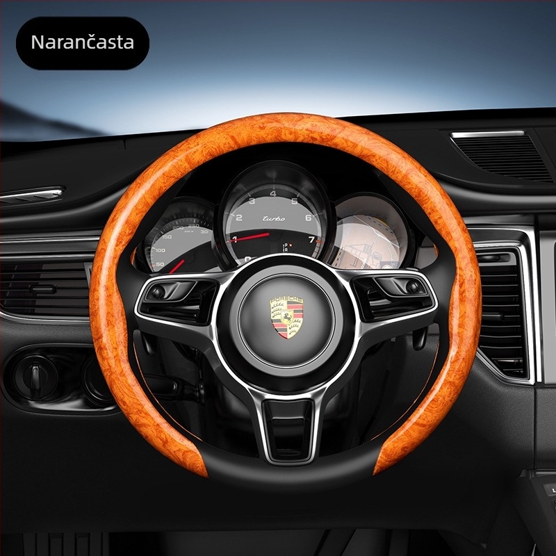 Navlaka za volan automobila - površina od sintetičkih vlakana, sve godišnje upotreba, univerzalna ugradnja, SHB, pogodna za opće marke automobila