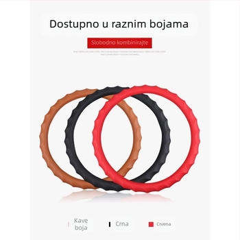 Kožni navlaka za volan, sportski stil, universalna prilagodba, sve sezone, materijal: umjetna koža