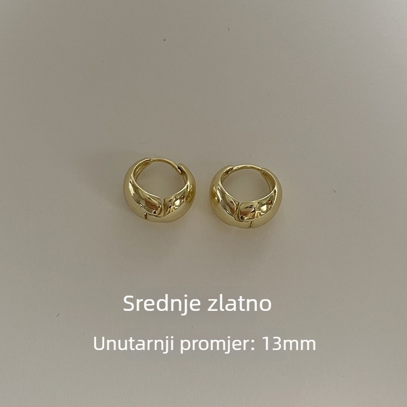 Naušnice, 925 srebro, Geometrijski dizajn, Elektroplatiranje, Insta stil