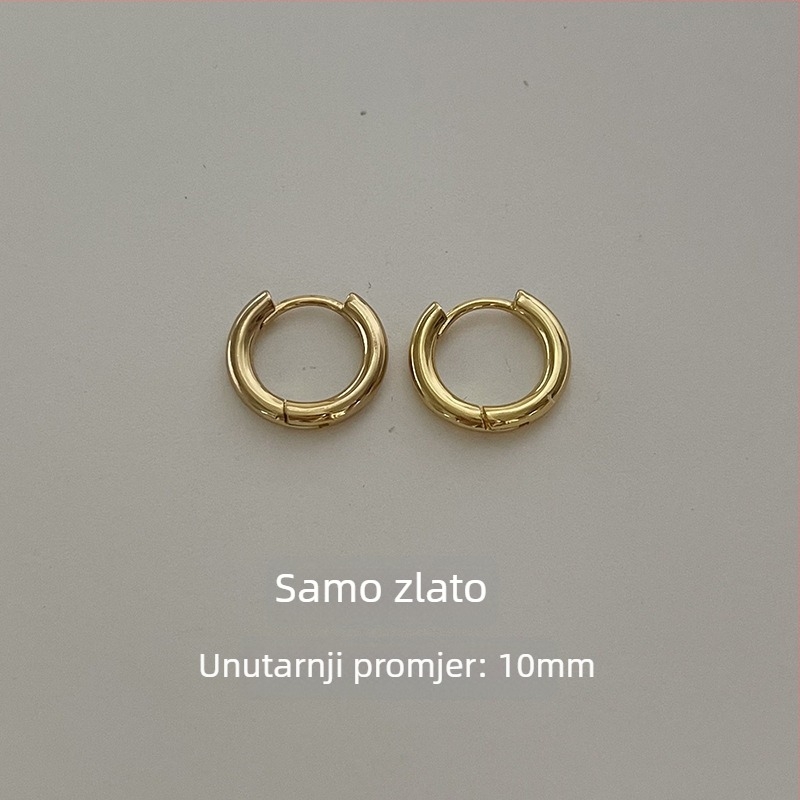 Naušnice, 925 srebro, Geometrijski dizajn, Elektroplatiranje, Insta stil