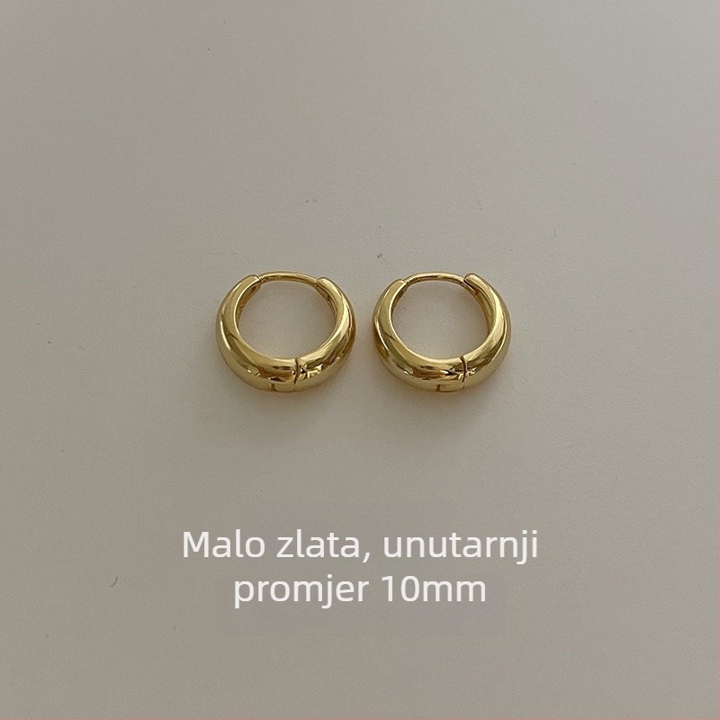Naušnice, 925 srebro, Geometrijski dizajn, Elektroplatiranje, Insta stil