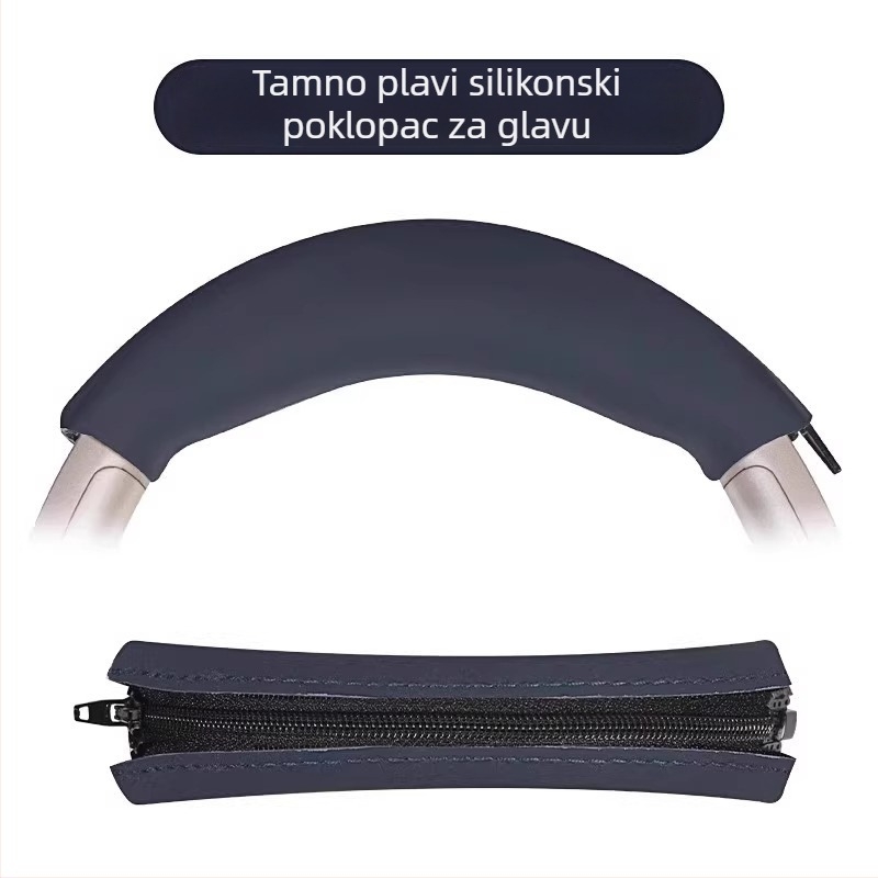 PU kožni jastučići za uši za QCY H3, H3 Pro i H3 Lite — PU koža, jednostavna ugradnja, kompatibilno s QCY H3 serijom