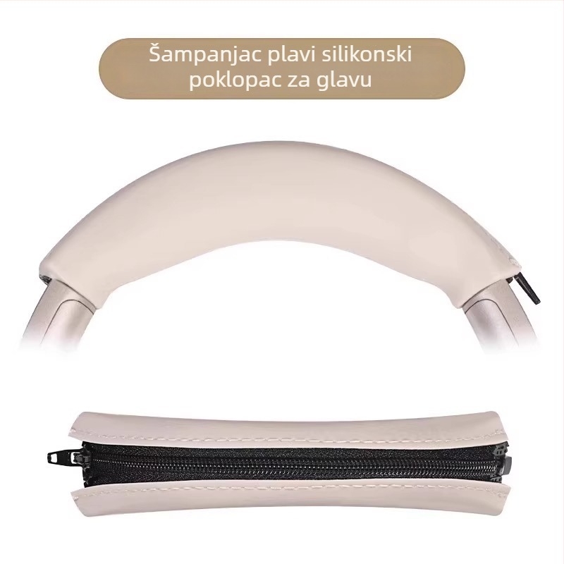 PU kožni jastučići za uši za QCY H3, H3 Pro i H3 Lite — PU koža, jednostavna ugradnja, kompatibilno s QCY H3 serijom