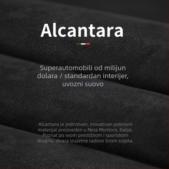 SNBLO Gap Plug jastučić za ramenski pojas za Tesla Model 3/Y/S/X – Alcantara suede, ispis logotipa, prilagodljivo