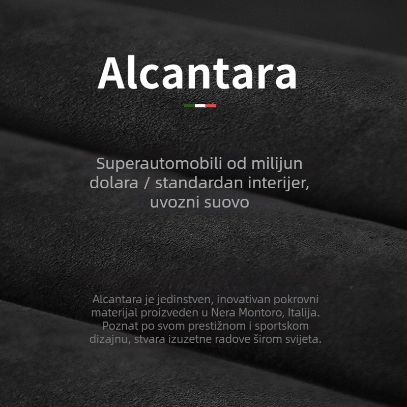 SNBLO Gap Plug jastučić za ramenski pojas za Tesla Model 3/Y/S/X – Alcantara suede, ispis logotipa, prilagodljivo