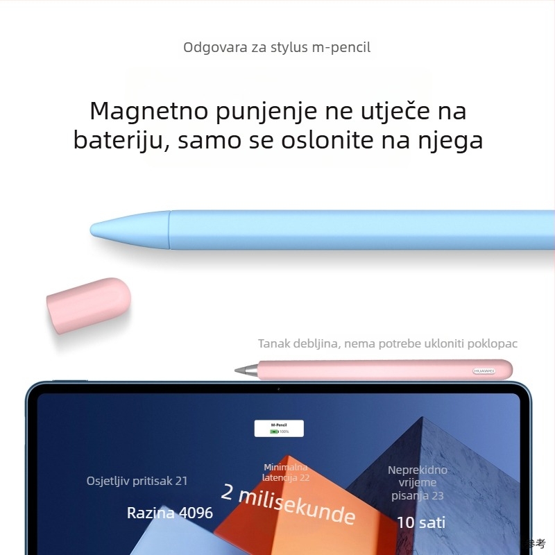 Futrola za stylus Huawei m-pencil – silikonska zaštitna maska, protuklizna, moguća privatna etiketa