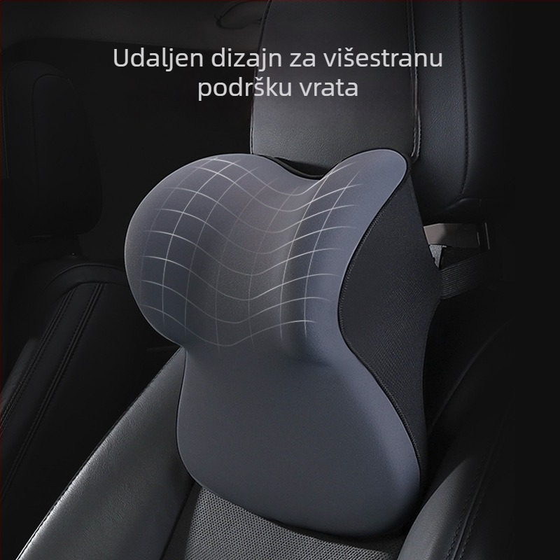 Jastuk za naslon za glavu automobila (Vanjski materijal: sintetička vlakna; Nadjev: sintetička vlakna; Univerzalna prilagodba; Četiri sezone; Prilagodljiv)