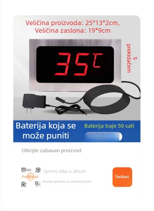 Serija 970/980 – Monitor temperature vode za bazene i saune; modeli CX970, CX970L, CX980, CX980L