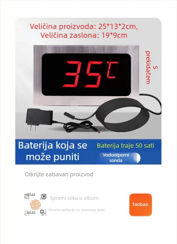 Serija 970/980 – Monitor temperature vode za bazene i saune; modeli CX970, CX970L, CX980, CX980L