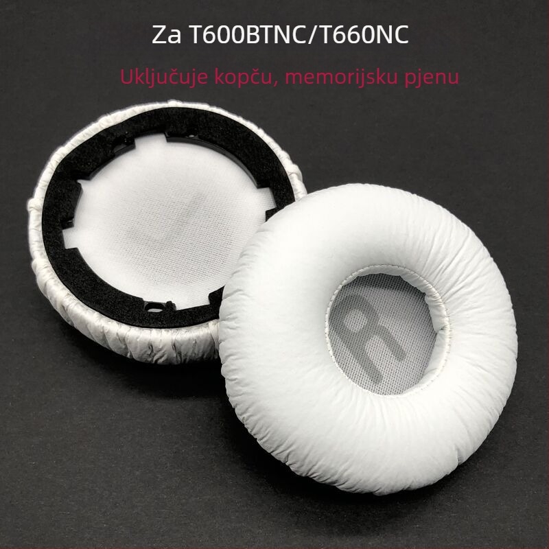 Kožni pokrov glavnog pojasa za JBL T600BT/Tune 600BTNc/660NC/670NC slušalice, s kopčom za jednostavnu ugradnju
