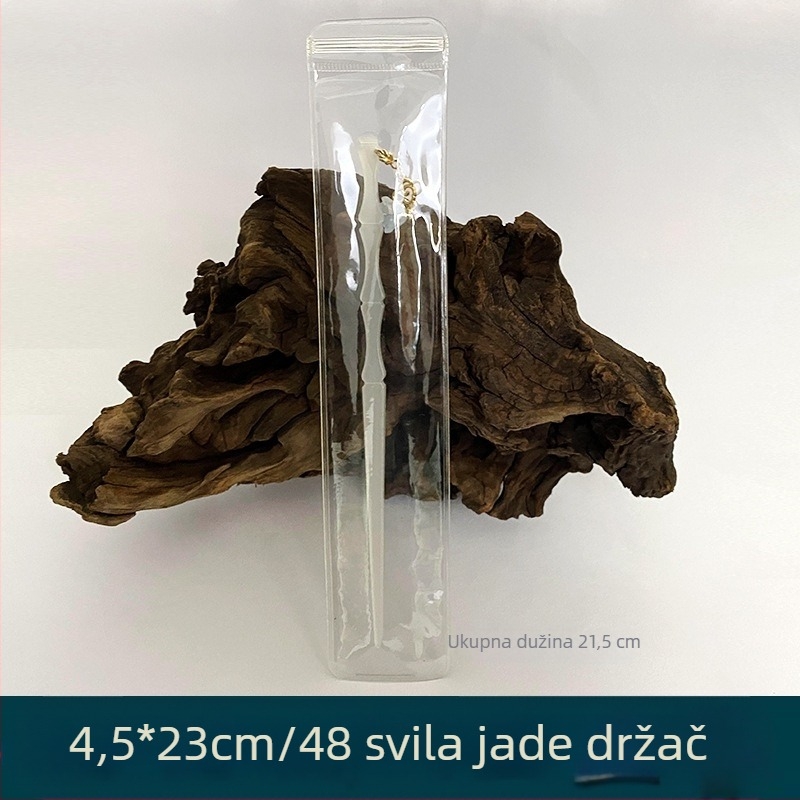 Prozirna debela PVC vrećica sa samouzavaranjem za pakiranje nakita i dodataka (PVC materijal; zatvaranje: samouzavaranje; pogodno za nakit, satove, ukosnice, četkice za šminku, češljeve)