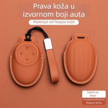 Kožna futrola za ključ za AION V Tyrannosaurus, marka Yibo, jednostavan stil, prilagodljiv (Marka: Yibo; Materijal: Koža; Stil: Jednostavan; Prilagodba: Da)