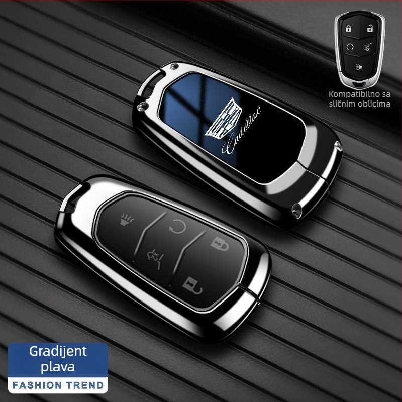 Futrola za ključeve za Cadillac CT5, XT5, XT4, CT6, XTS, CT4 | Cinkova legura | Vrhunski stil | Višefunkcionalna kopča