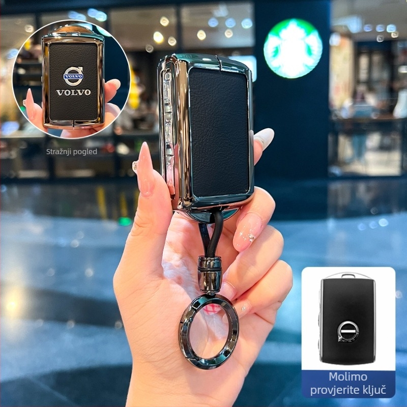 Xinhao TPU futrola za ključ Volvo za XC60, XC90, XC40, S60, S90, V40, V60 – jednostavan stil