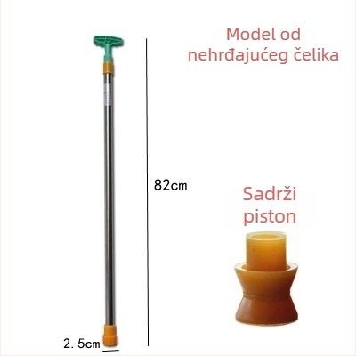Vrtni vodeni pištolj: raspršivač pesticida, nehrđajući čelik i plast, povlačna funkcija prskanja, za kućno vrtlarenje i poljoprivredu