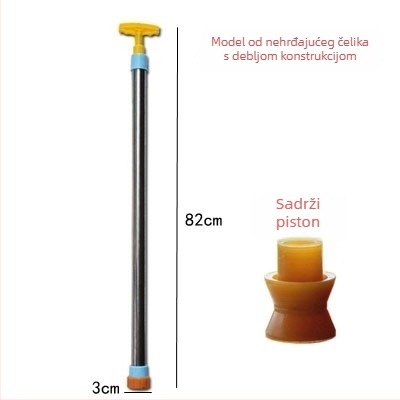 Vrtni vodeni pištolj: raspršivač pesticida, nehrđajući čelik i plast, povlačna funkcija prskanja, za kućno vrtlarenje i poljoprivredu