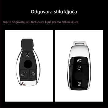 Kućište za ključeve Xinhao za Mercedes-Benz E-Class, semiš, jednostavan stil