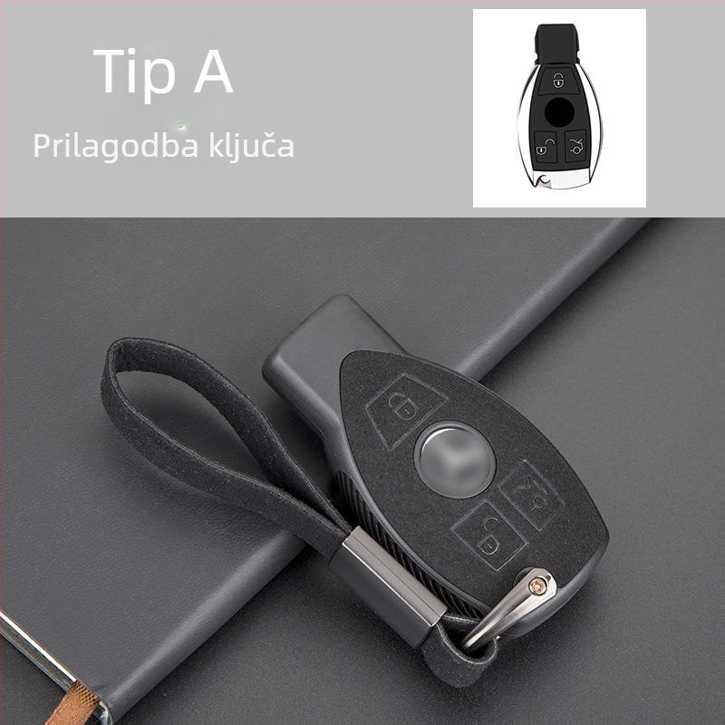 Kućište za ključeve Xinhao za Mercedes-Benz E-Class, semiš, jednostavan stil